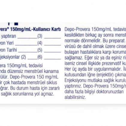Depo Provera Non Eng Back