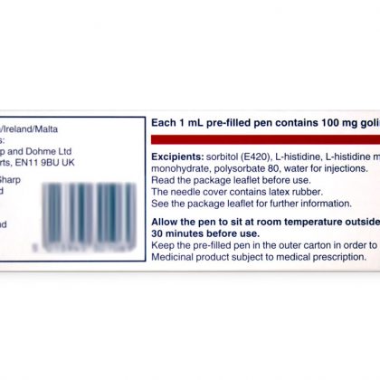 Simponi 100mg Back